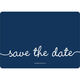 Navy Marker Photo Save the Date Cards Image 2 of 6